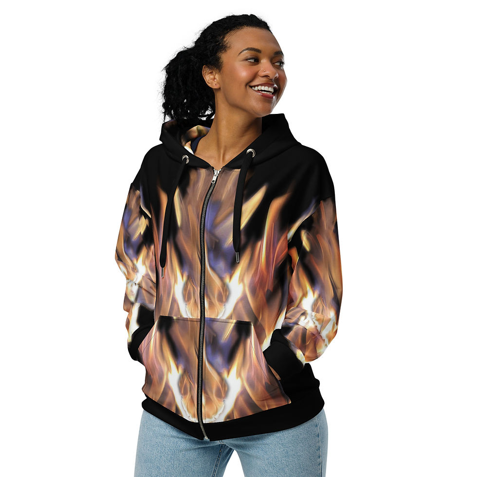 サムネイル： Blazin-FW Unisex zip hoodie