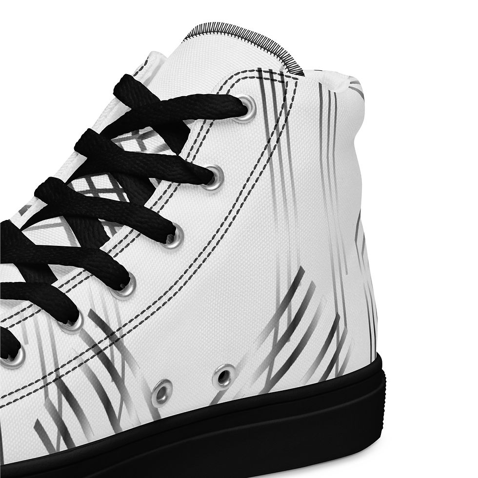 Thumbnail: LCH-BW1 Men’s high top canvas shoes