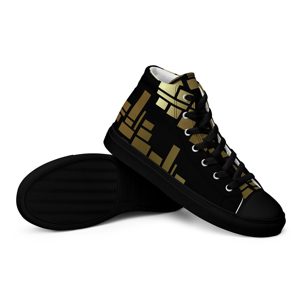 Miniature : Bloxs-Brass Men’s high top canvas shoes