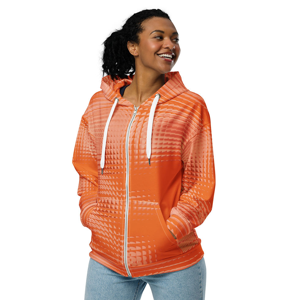 Miniature : R-Vibin Unisex zip hoodie