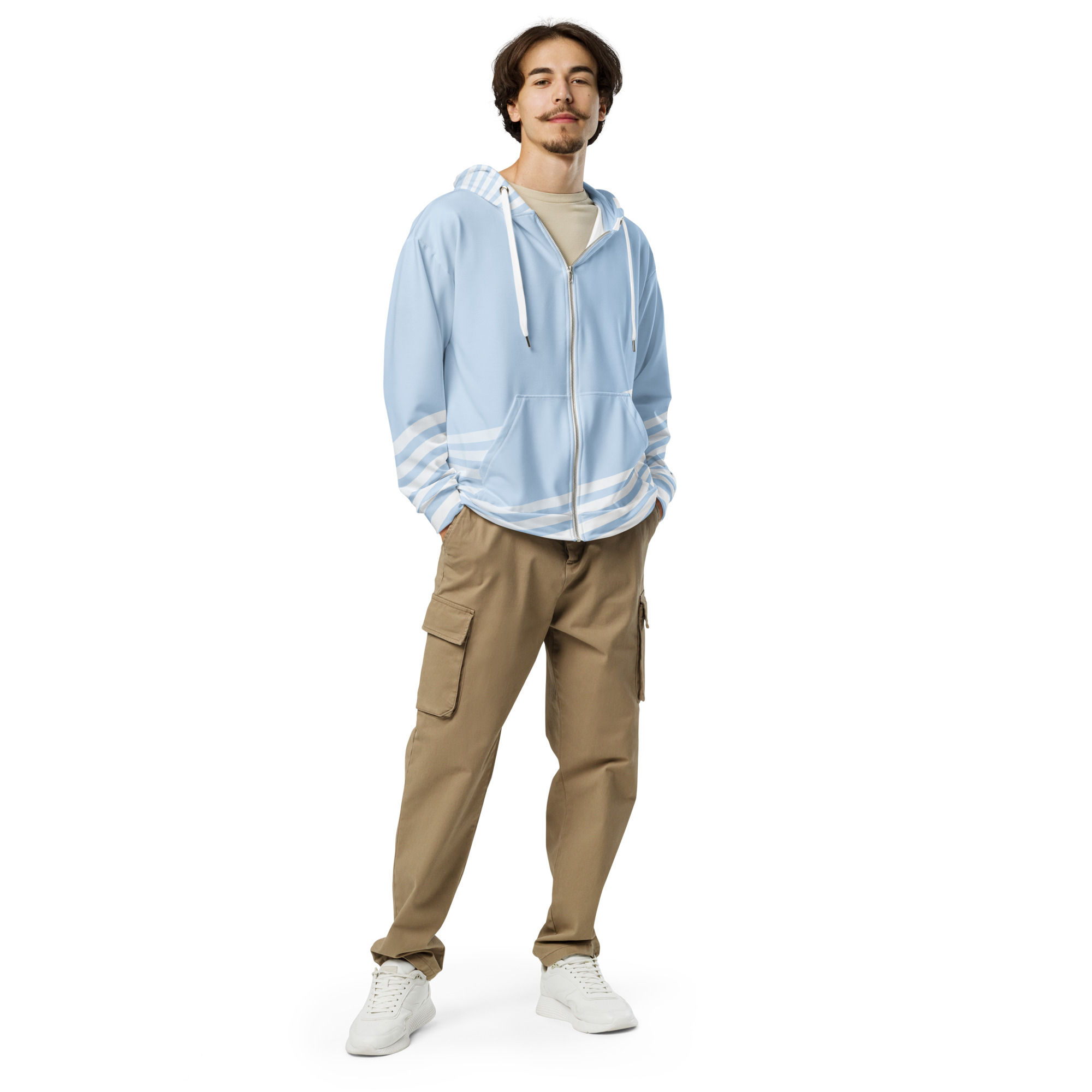 AB106 Unisex zip hoodie