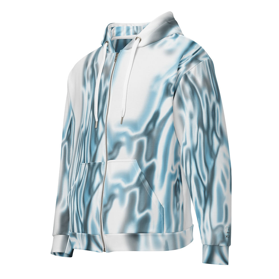 Miniatura: TDE-3 Unisex zip hoodie