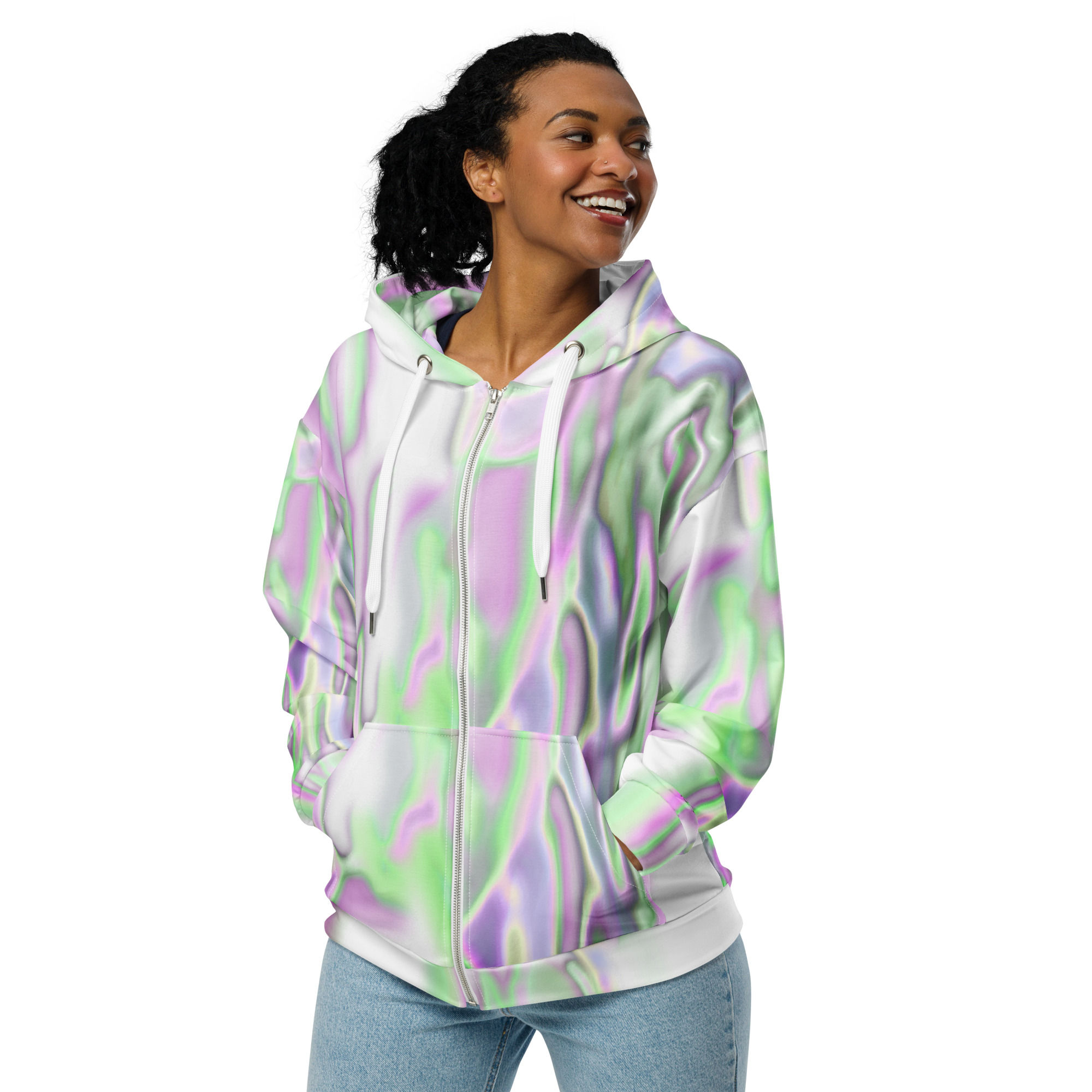 TD-4 Unisex zip hoodie