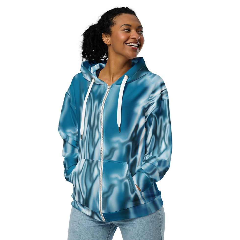 サムネイル： TDE-3 Unisex zip hoodie