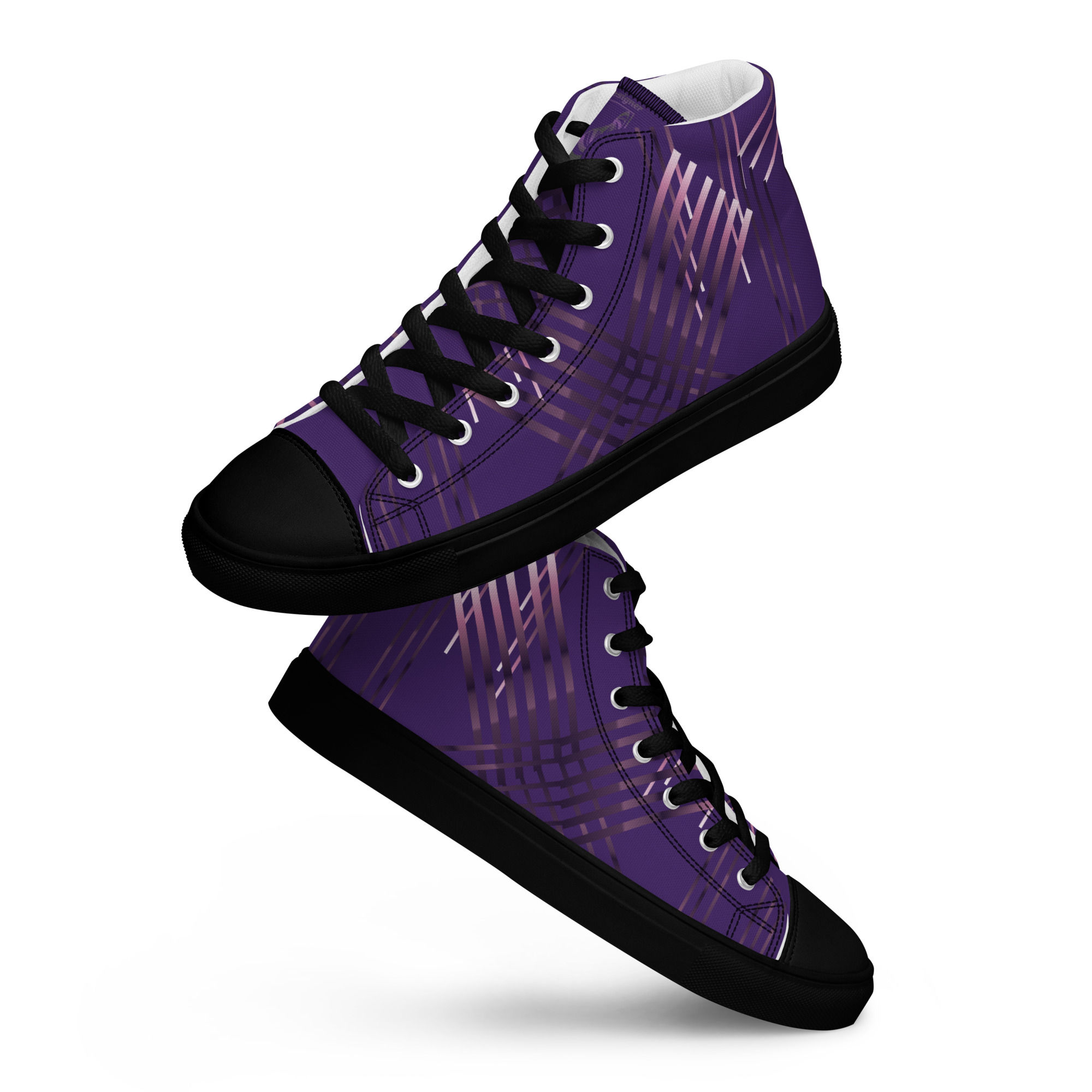 LCH-Purps 2 Women’s high top canvas shoes