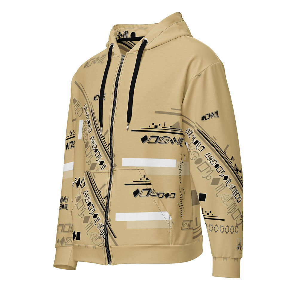 サムネイル： DD PatchWrk Unisex zip hoodie
