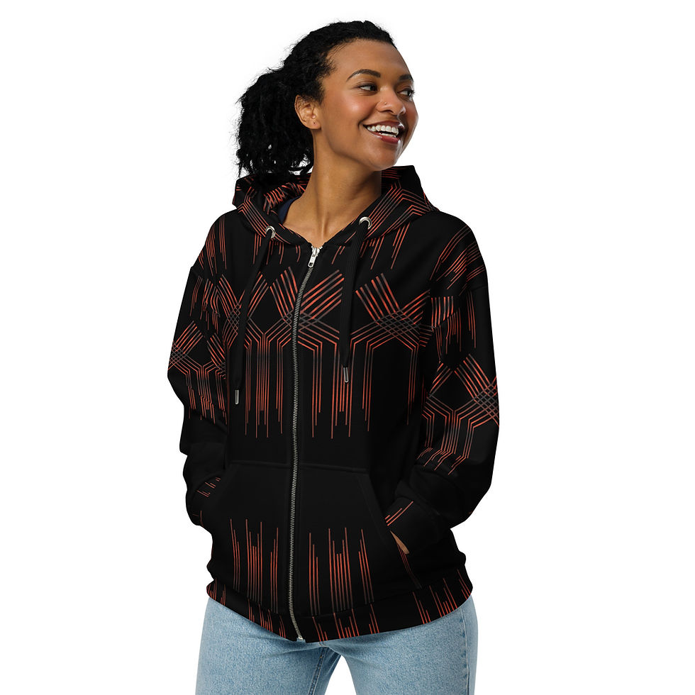 Thumbnail: LCH-R Unisex zip hoodie