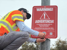 Warning Signs Installed in Parts of Tijuana River Valley