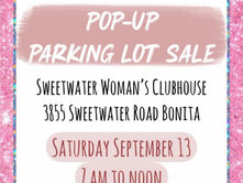 Pop-Up Parking Lot Sale This Saturday