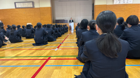 【NEWS】学業に励む！特進・進学コース集会！