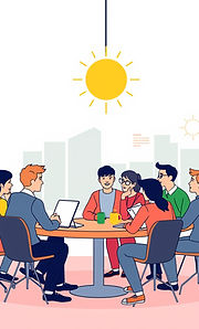 community management in a illustration s