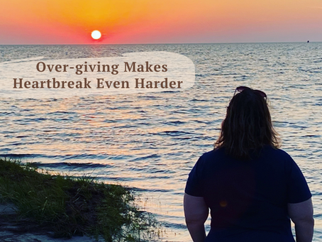 Beth watching the North Carolina sunset