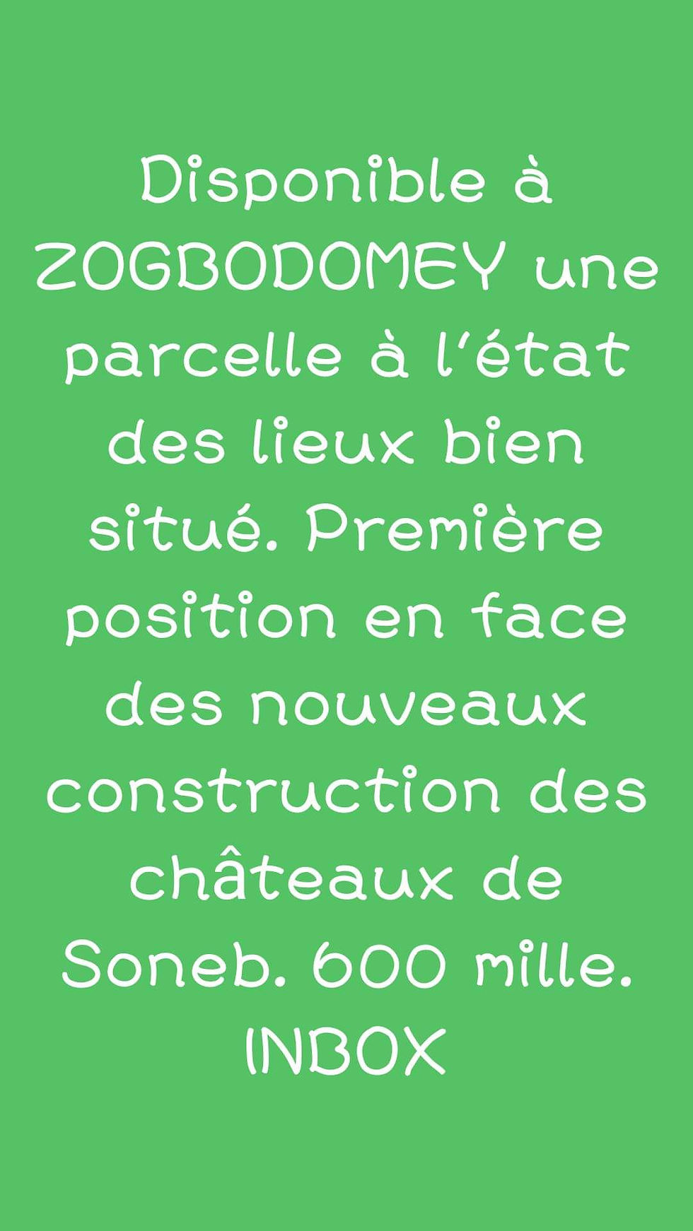 Miniature : Des parcelles moins chère avec nous