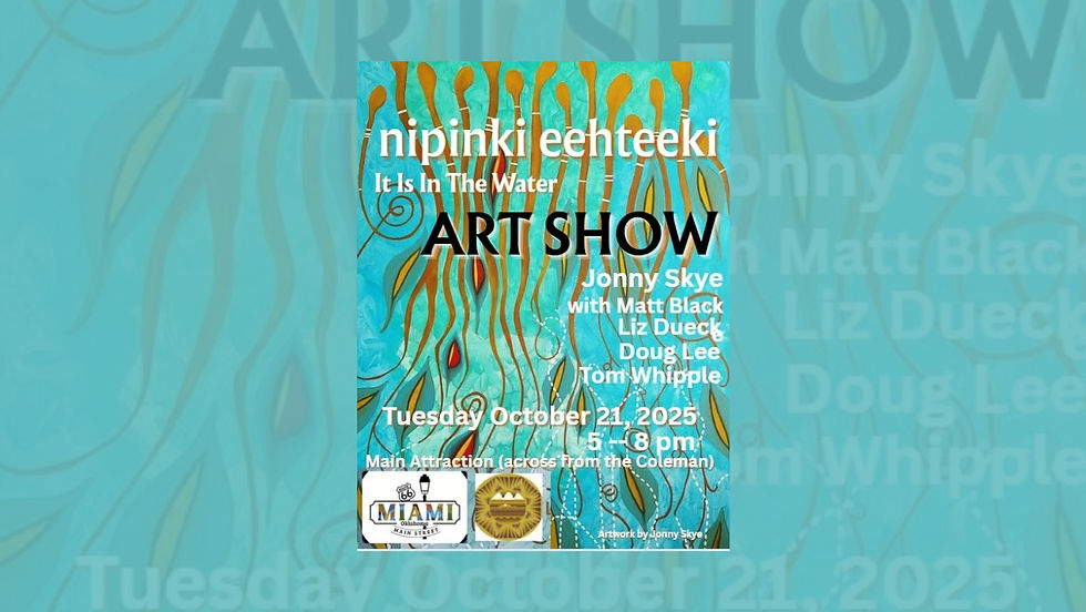 Live painting, open mic night and artist reception slated Tuesday during Tar Creek Conference