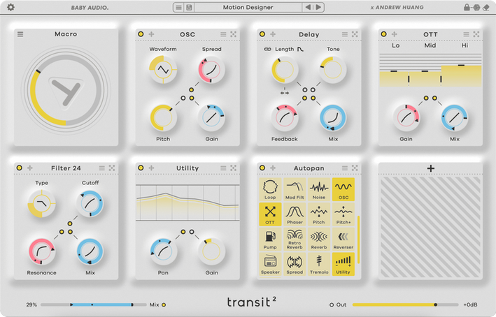 Transit2 BABY Audio Andrew Huang HydraTek presets beta testing