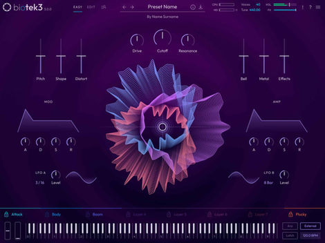 Tracktion BioTek3 HydraTek presets