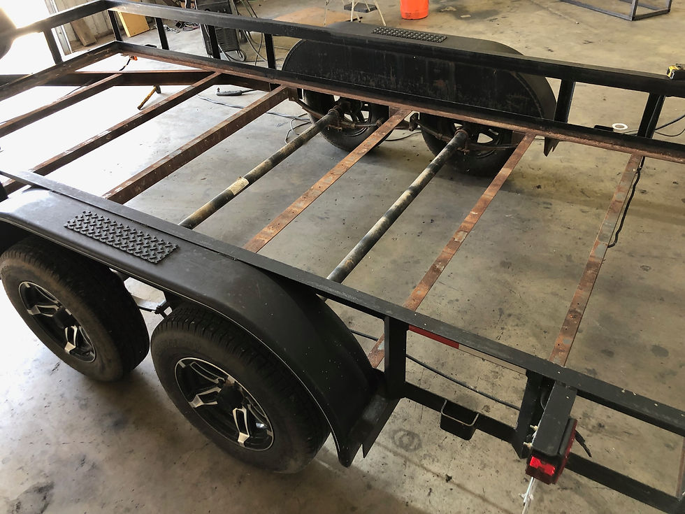 Trailer Frame Repaint