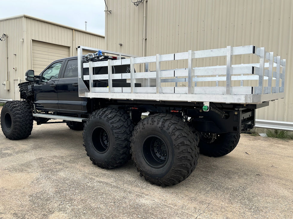 Custom Aluminum Platform Bed