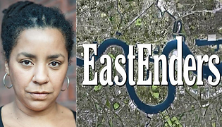 Sarah filming on EASTENDERS .......