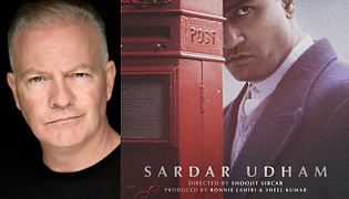 Simon filming on SARDAR UDHAM SINGH