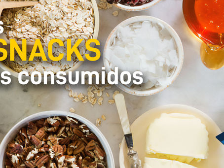 Los 8 SNACKS más consumidos