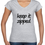 Thumbnail: V Neck Ladies T-Shirt Keep It Zipped