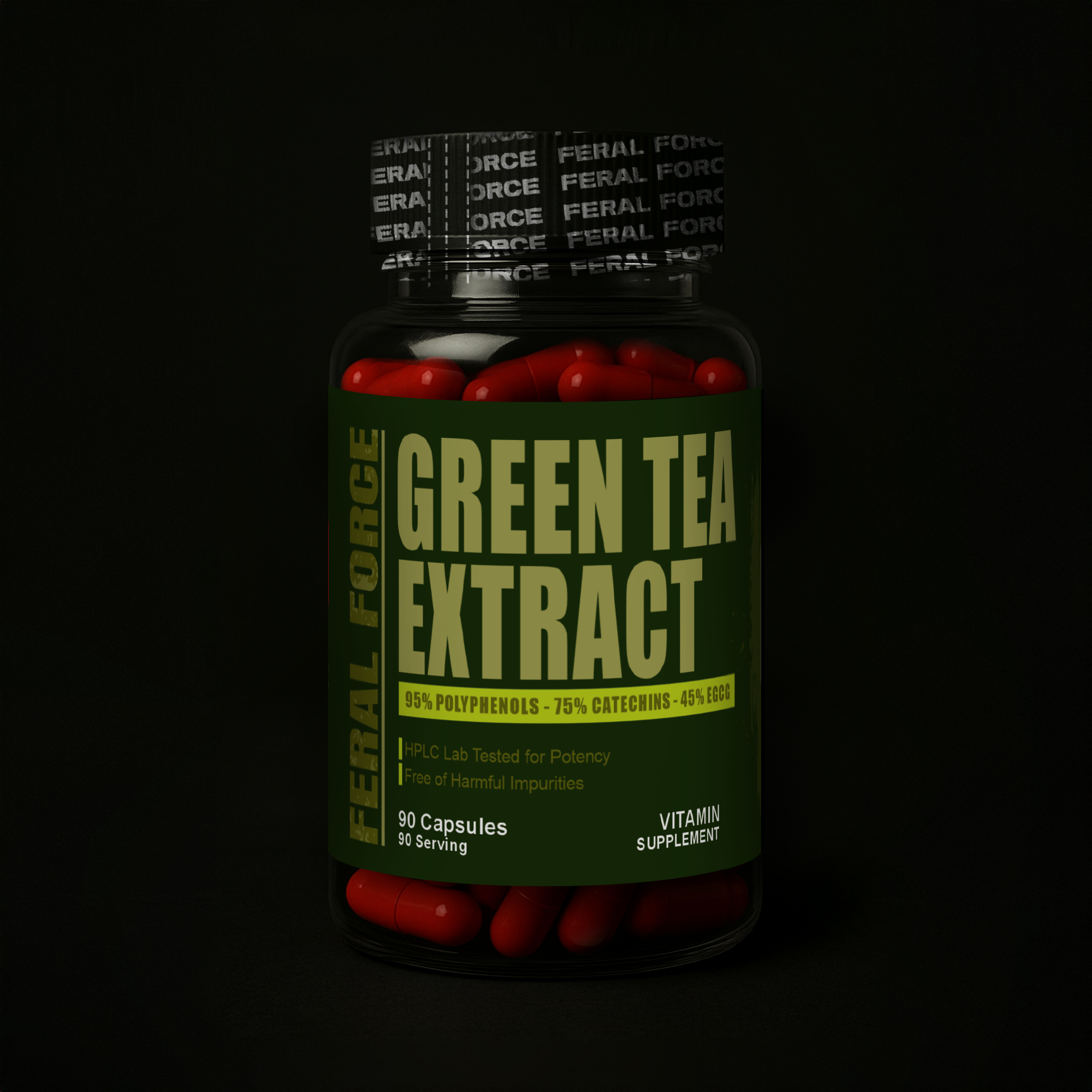 FERAL FORCE GREEN TEA EXTRACT 90 CAPSULES