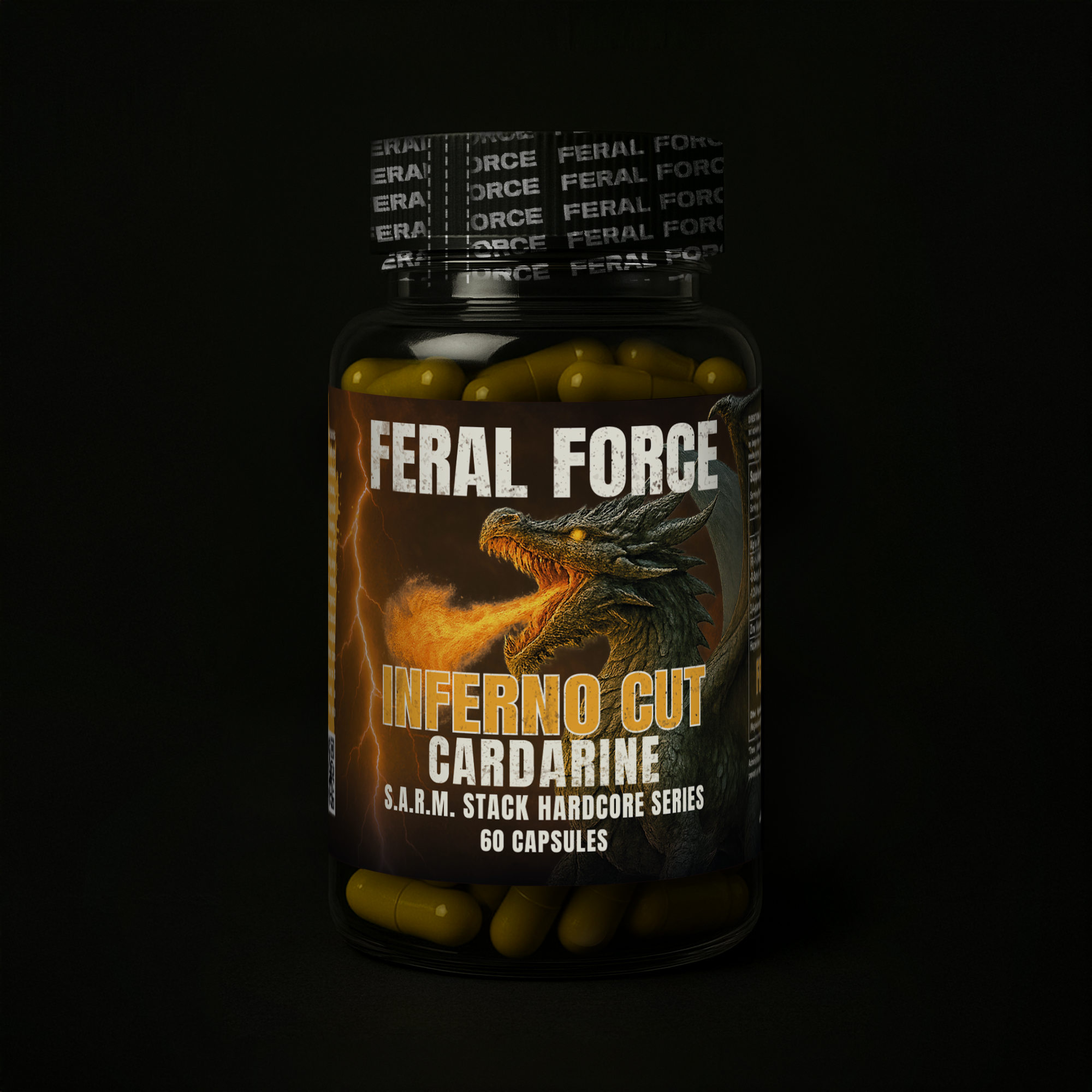 FERAL FORCE INFERNO CUT CARDARINE – 60 CAPSULES