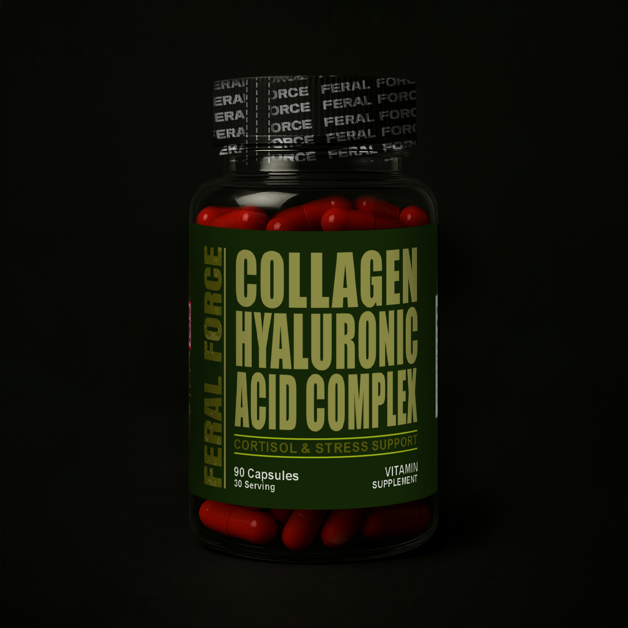 FERAL FORCE COLLAGEN HYALURONIC ACID COMPLEX 90 CAPSULES