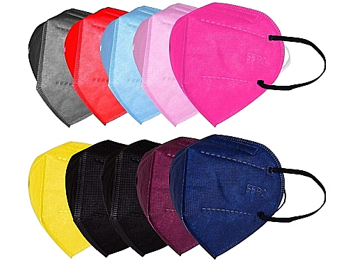 Mascarilla FFP2 Surtido de colores. x10