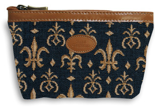 Grande trousse à maquillage "Fleurs de Lys"- Référence Royal Tapisserie 8917