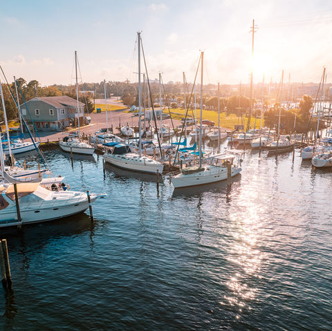 Picture of Chico Marina in Pensacola Florida.