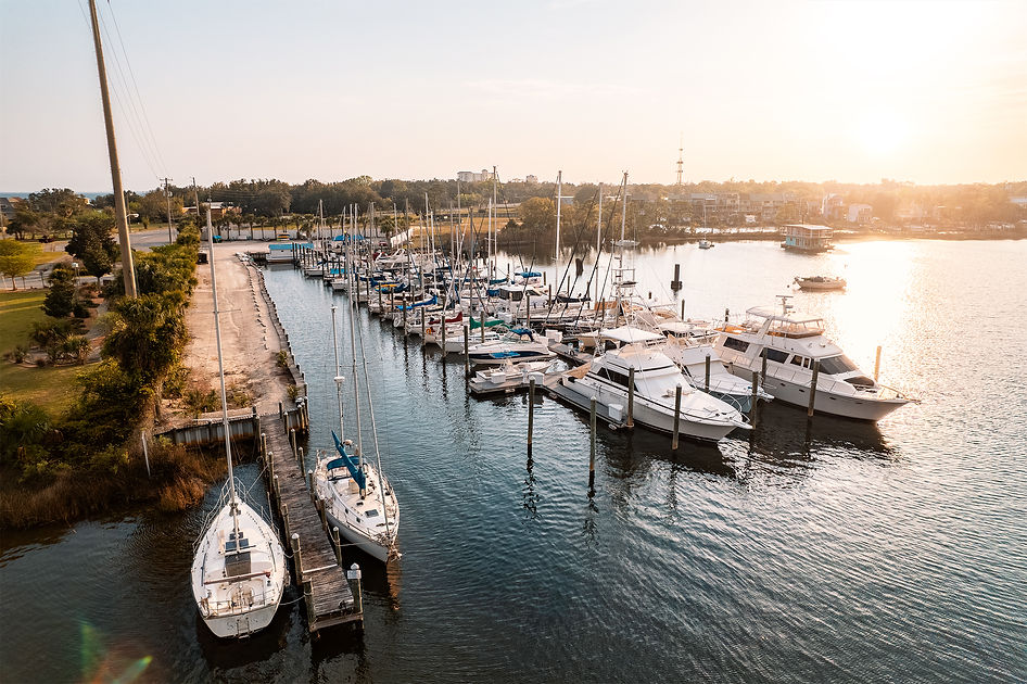 Pensacola-Florida-Yacht-Harbor-Marina-sunset-drone.jpg