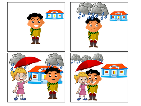 Le garçon et la pluie