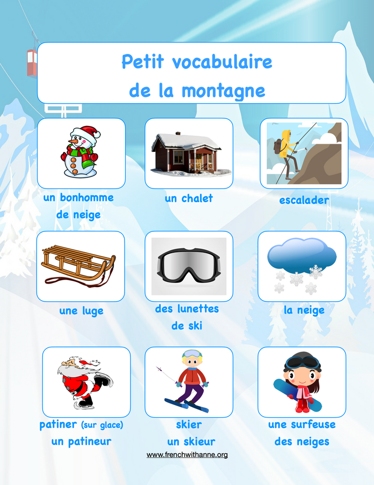 Petit vocabulaire de la montagne