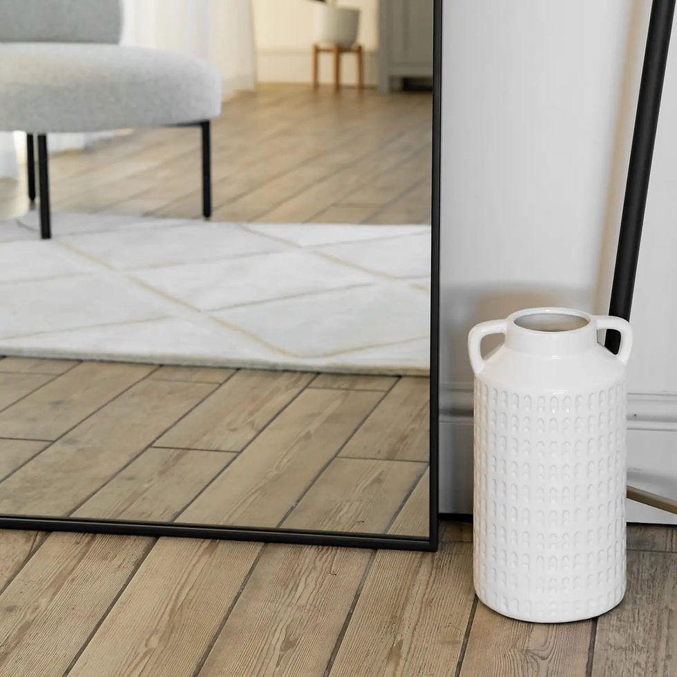 Thumbnail: Yōko- Black Metal Gentle Arch Mirror - 180cm X 105cm