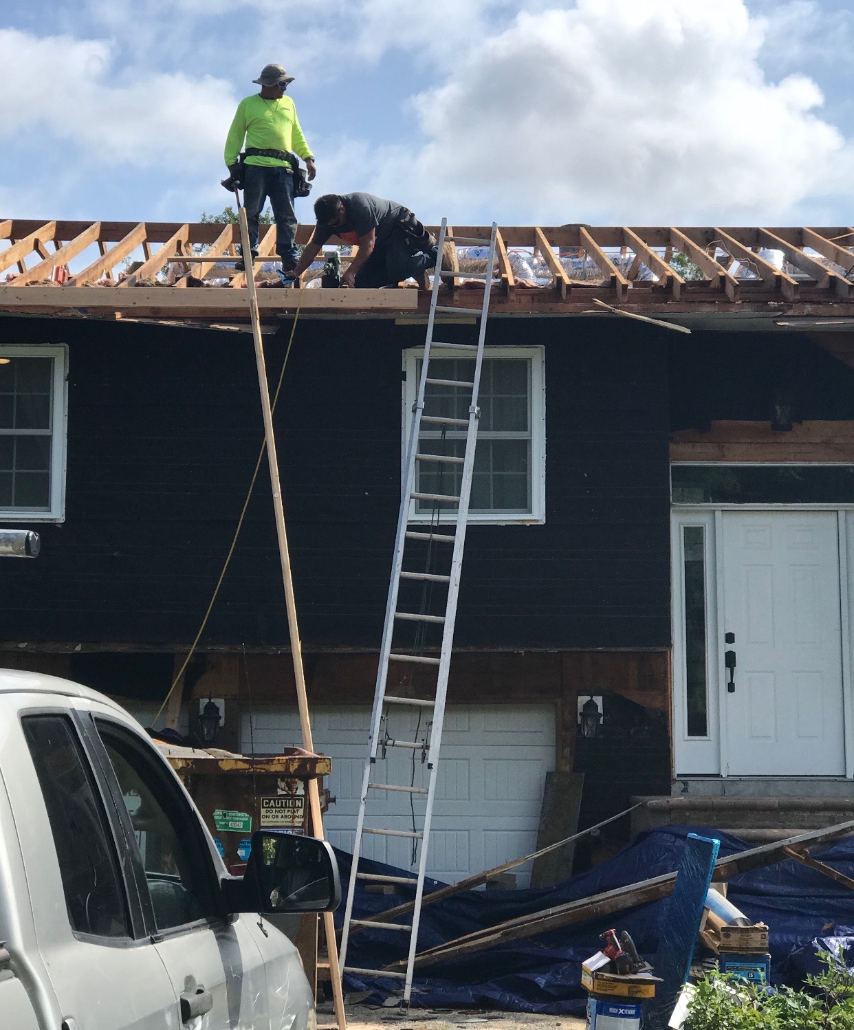 Completed roofing project Long Island