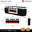 Thumbnail: Fireplace TV Stand with 36” Electric Fireplace, 80” 2 Tier TV Console Stand for 