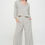 Thumbnail: Cotton Striped Wide Leg Pants with Pockets