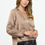 Thumbnail: Silky Satin Long Sleeve Surplice Top