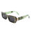 Thumbnail: Illumyne - Retro Narrow Rectangle Flat Top Slim Fashion Sunglasses