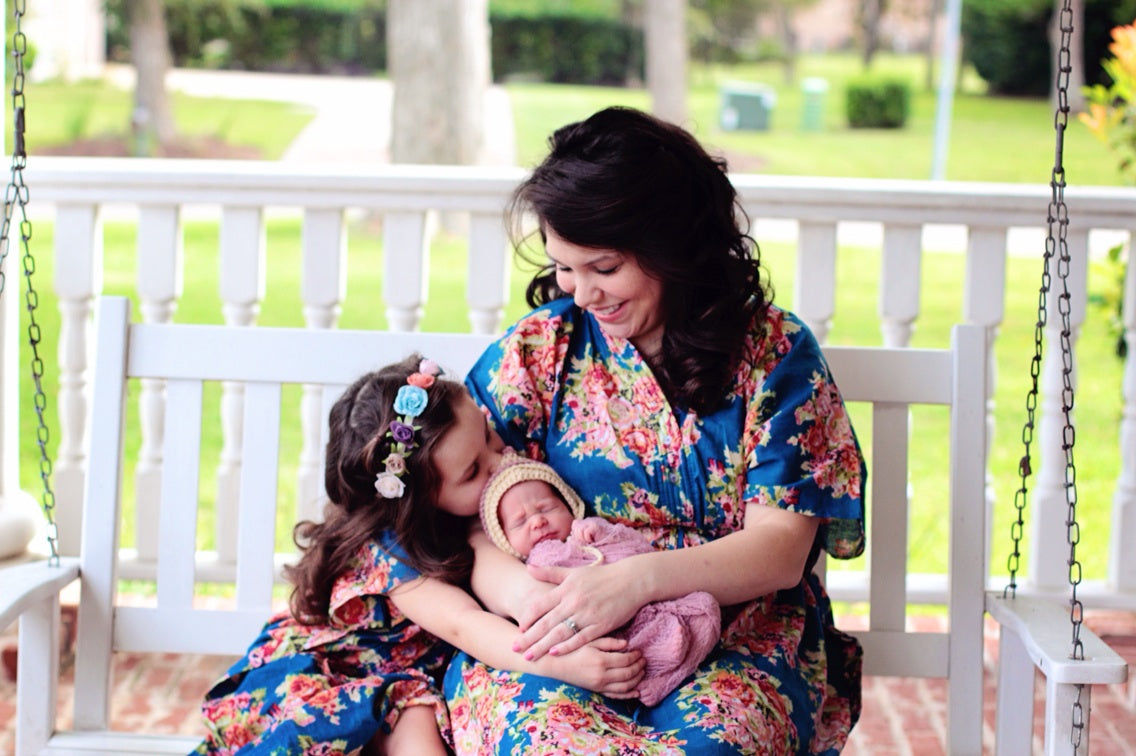Baby Mommy Matching Kaftan Robes