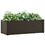 Thumbnail: vidaXL Raised Garden Bed Flower Bed with Self Watering System Rattan Look