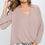Thumbnail: Solid Long Sleeve Surplice Top