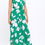 Thumbnail: Leaf Print Strapless Jumpsuit with Split Leg Detail