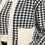 Thumbnail: Abstract Plaid Tweed Print Cardigan Top with Vest Set