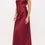Thumbnail: Drop Shoulder Satin Maxi Dress