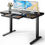 Thumbnail: 48" Glass Electric Standing Desk with USB