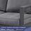 Thumbnail: Modern Aluminum Outdoor Patio Furniture Set with Cushions