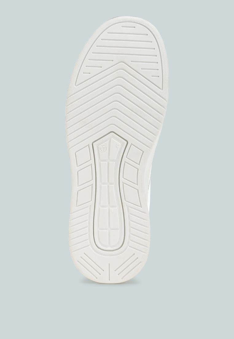 Scouts Metallic Paneling Platform Sneakers